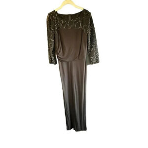 David Meister Sequin Maxi gown formal‎ dress Size 6